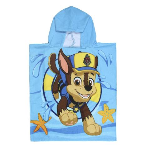 Paw Patrol Chase Hooded Towel Poncho £8.99